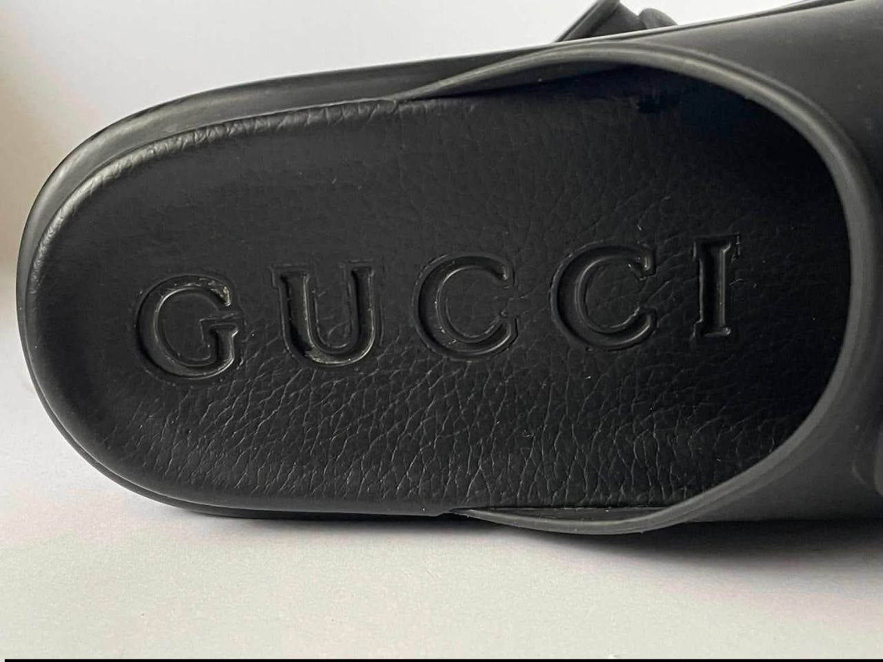Gucci Interlocking G Platform Slide Sandals Black Size 37 – Pre-Owned