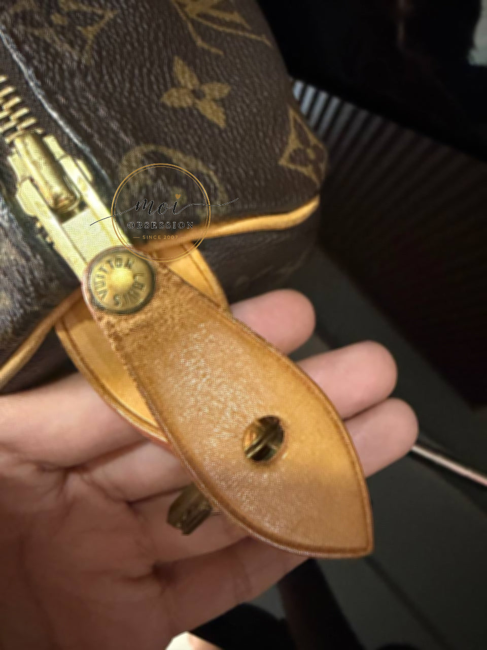 LOUIS VUITTON SPEEDY 25 MONOGRAM SLIGHTLY USED CONDITION