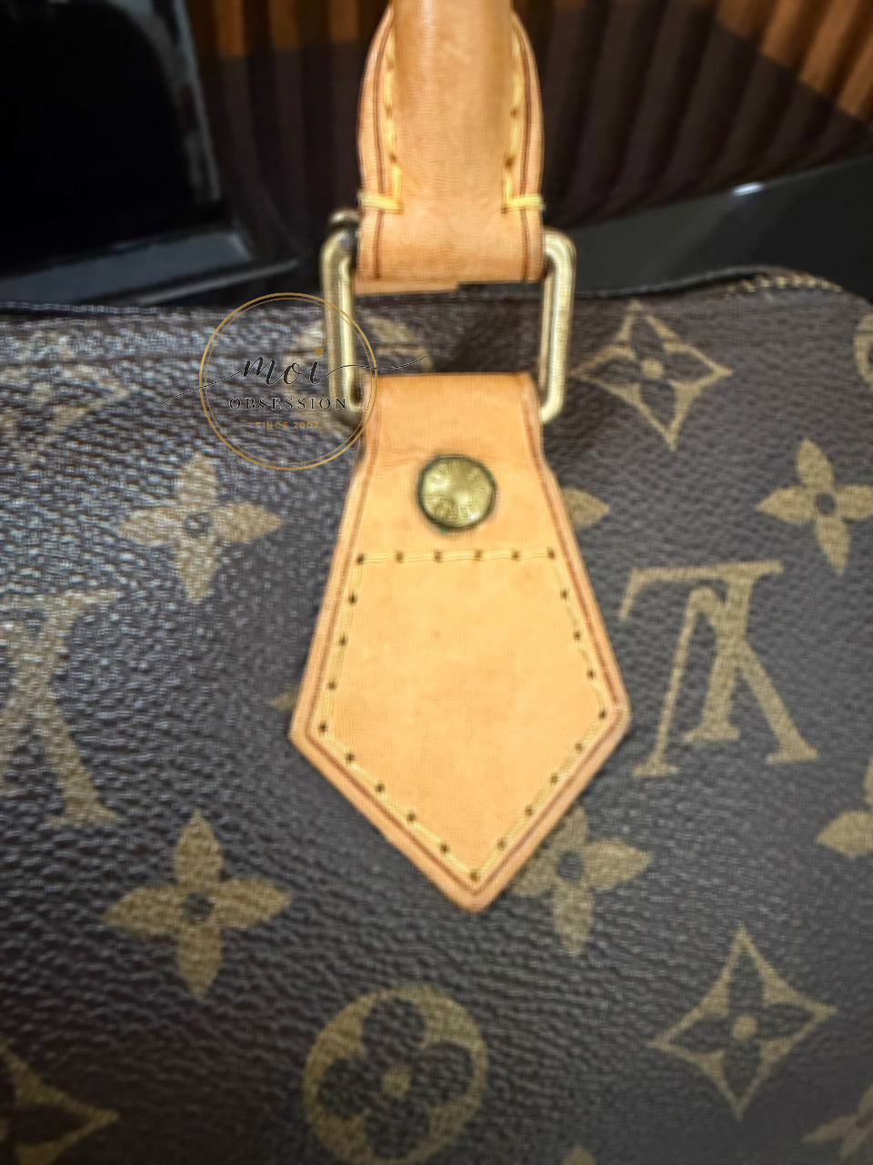 LOUIS VUITTON SPEEDY 25 MONOGRAM SLIGHTLY USED CONDITION