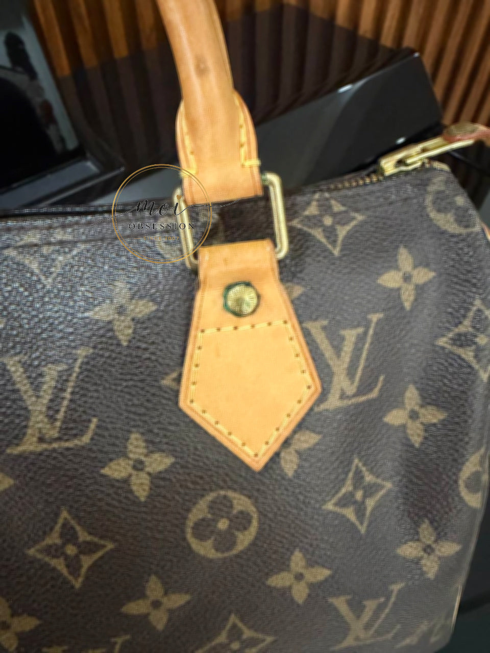 LOUIS VUITTON SPEEDY 25 MONOGRAM SLIGHTLY USED CONDITION