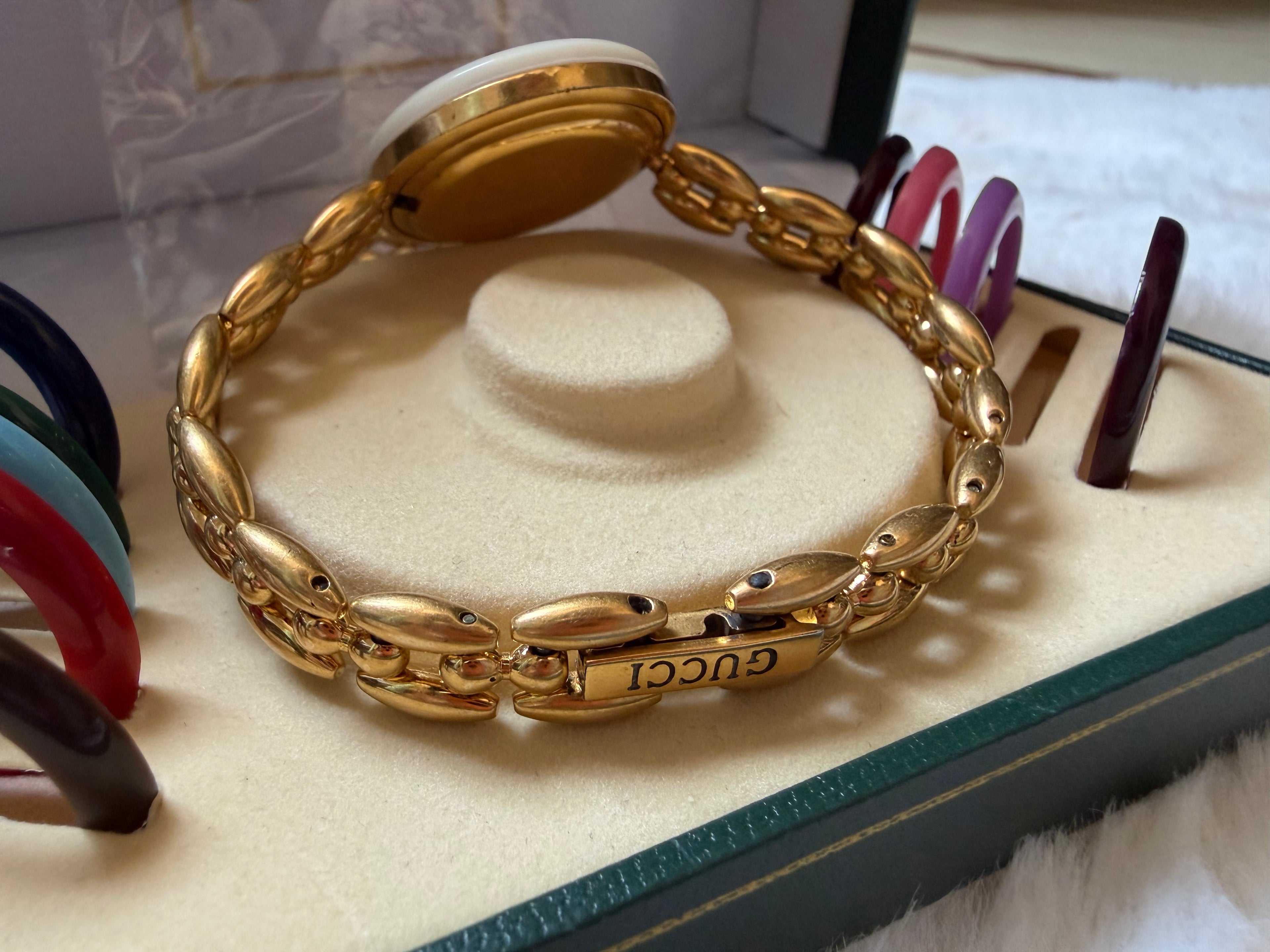GUCCI INTERCHANGEABLE BEZELS RARE AND VINTAGE