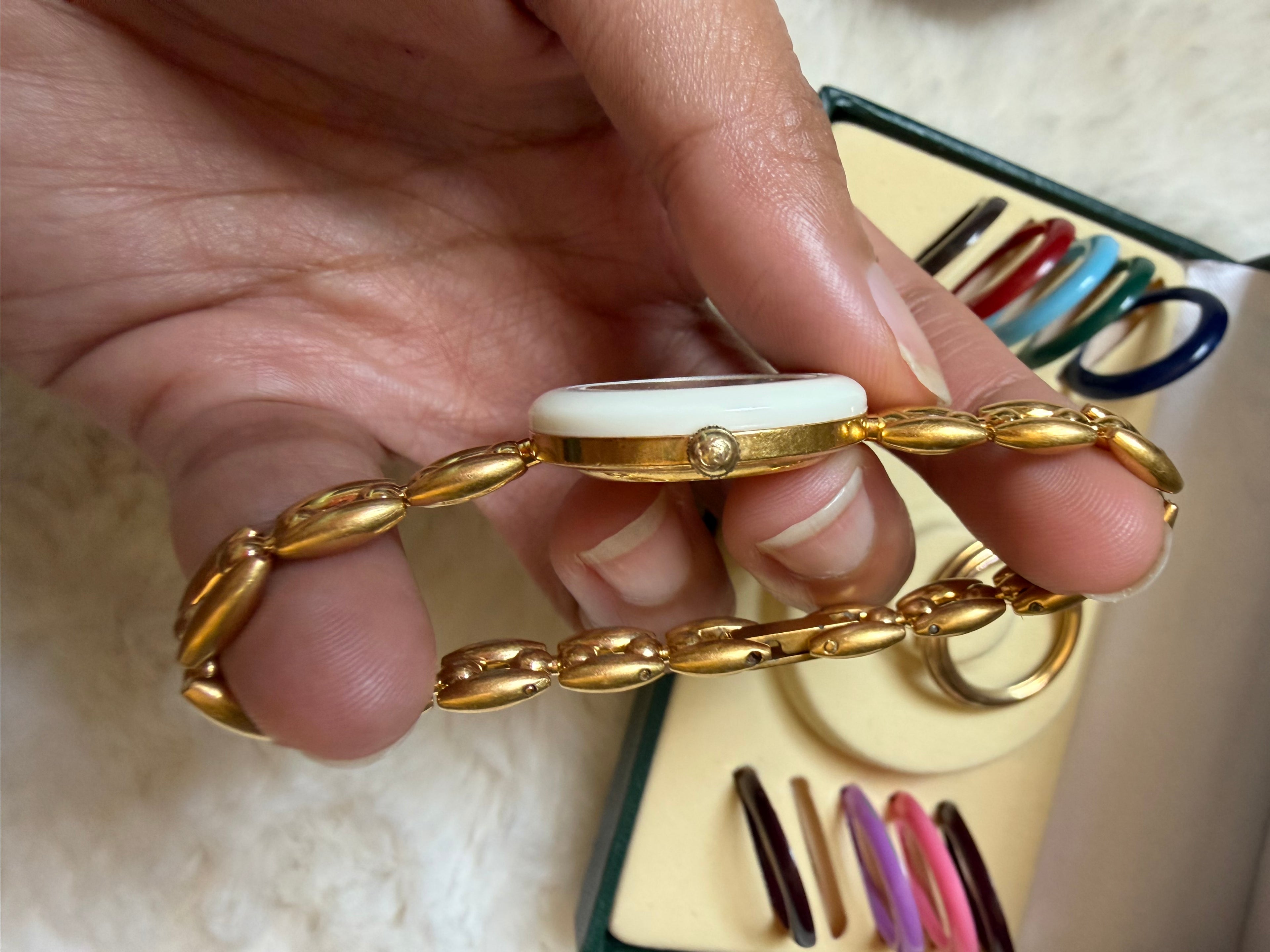 GUCCI INTERCHANGEABLE BEZELS RARE AND VINTAGE