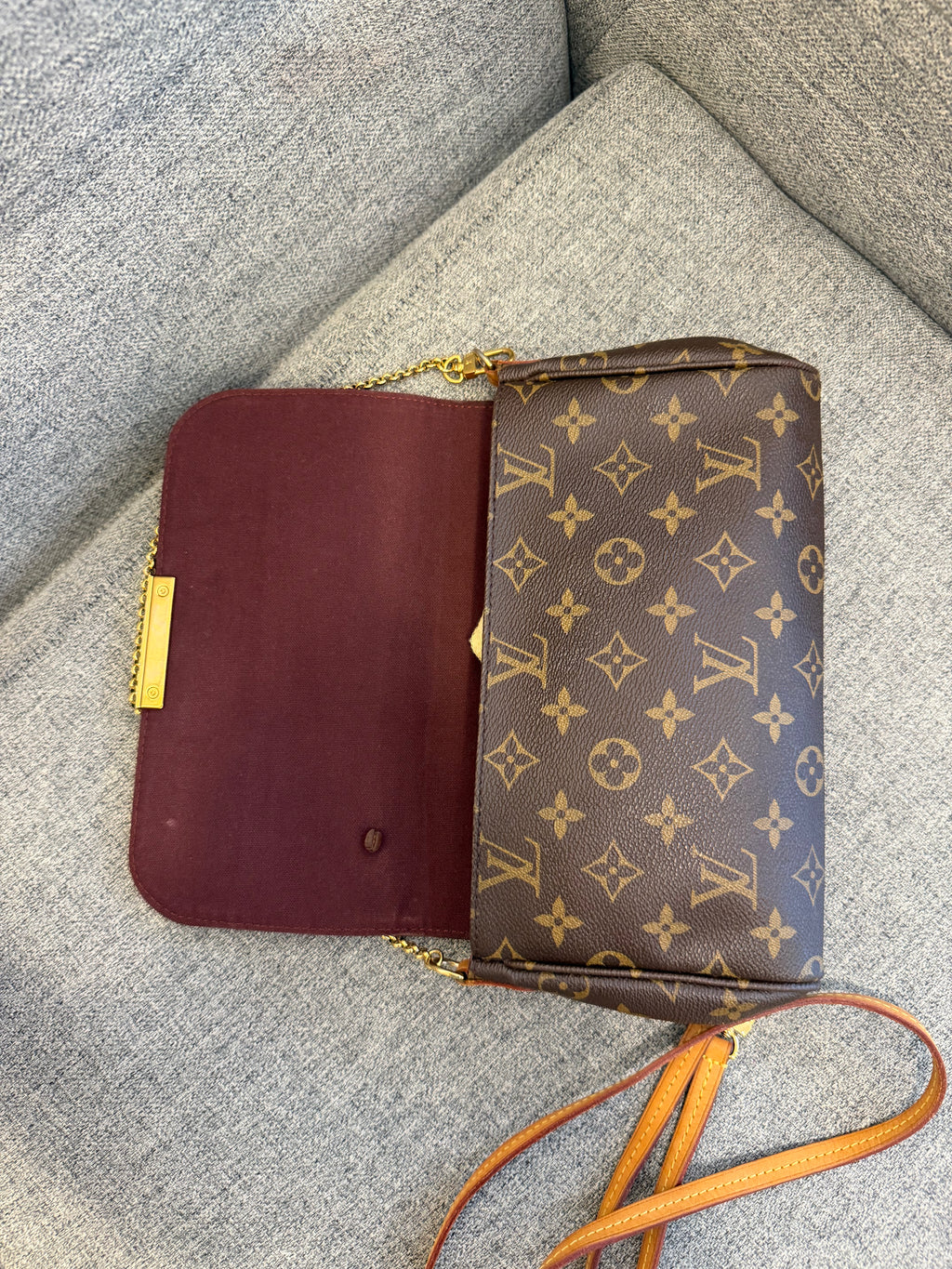 Pre-owned Louis Vuitton Favorite PM Monogram