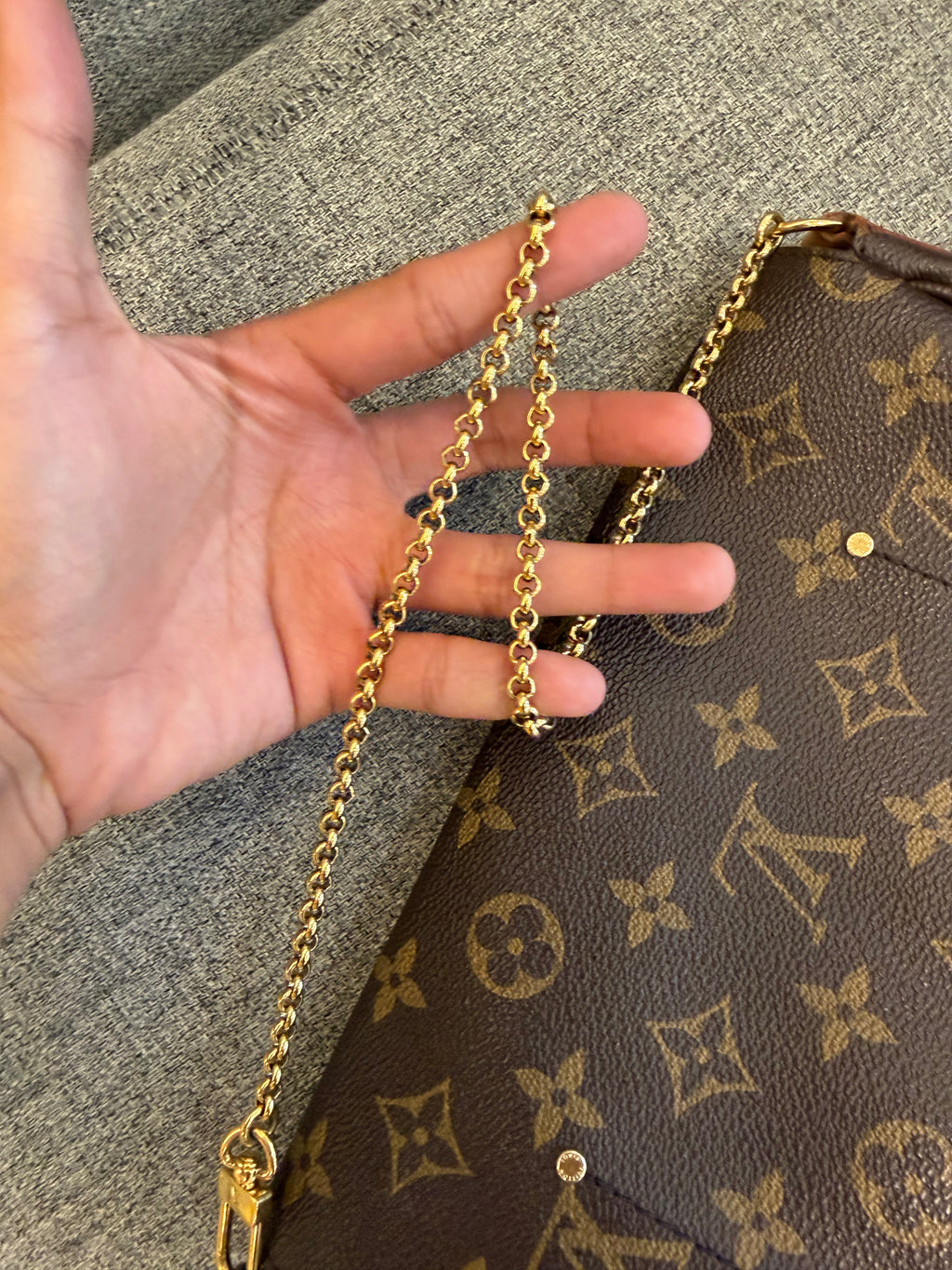 Pre-owned Louis Vuitton Favorite PM Monogram