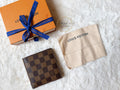 LOUIS VUITTON DAMIER EBENE BI FOLD SHORT WALLET