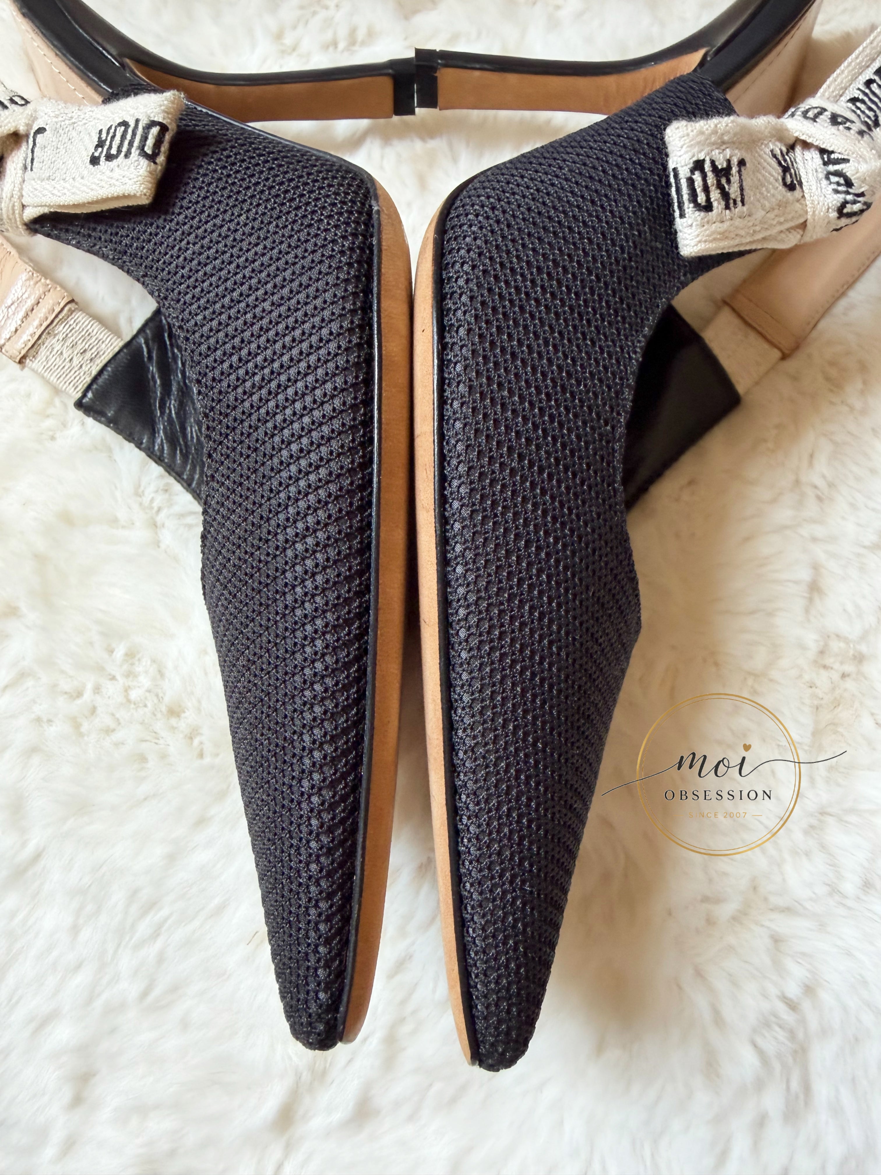 Slightly used Christian Dior Sling back JADIOR heels