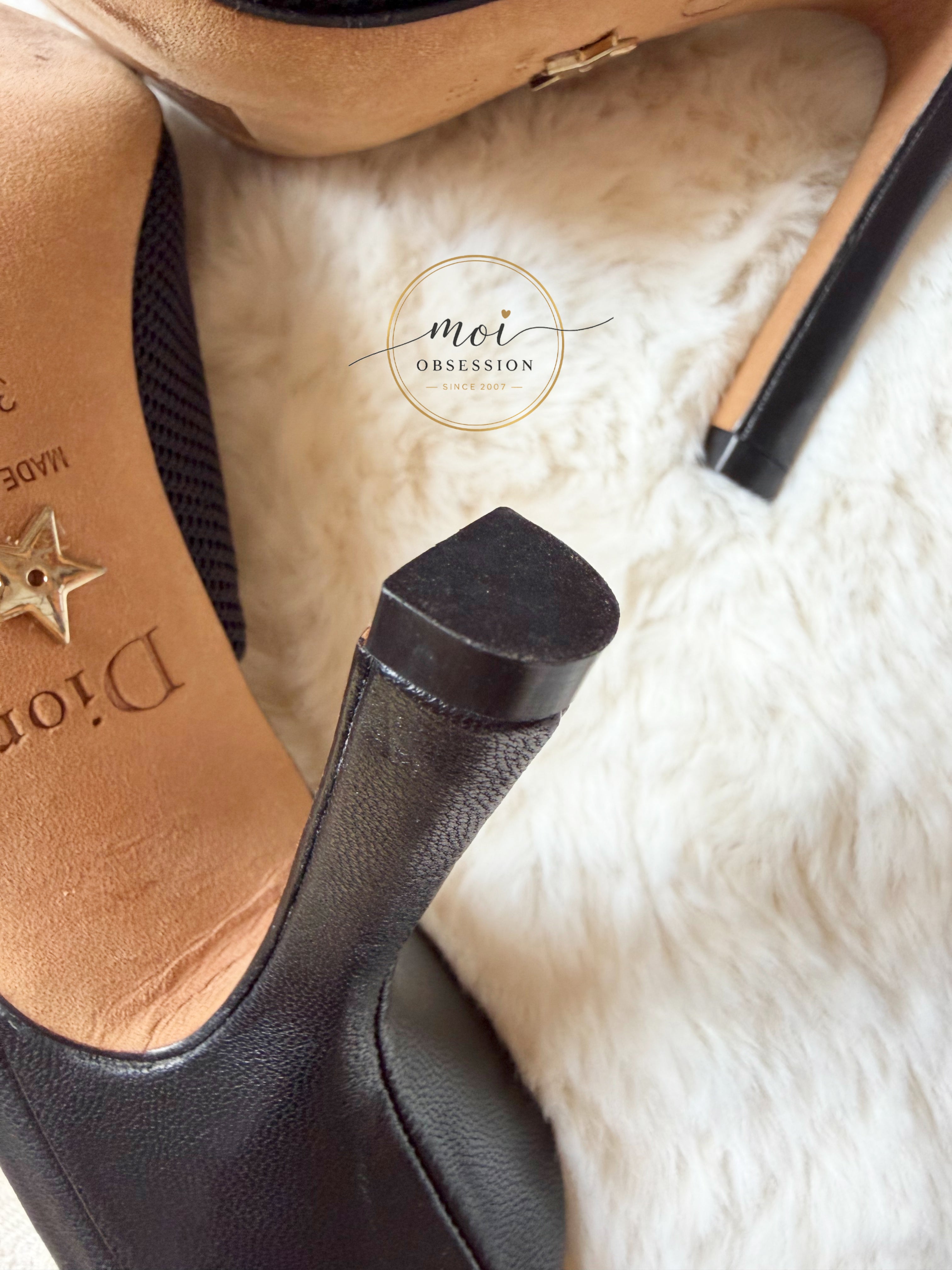 Slightly used Christian Dior Sling back JADIOR heels