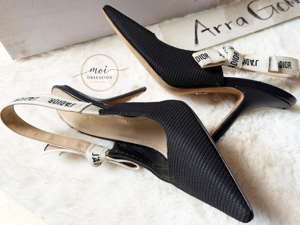 Slightly used Christian Dior Sling back JADIOR heels