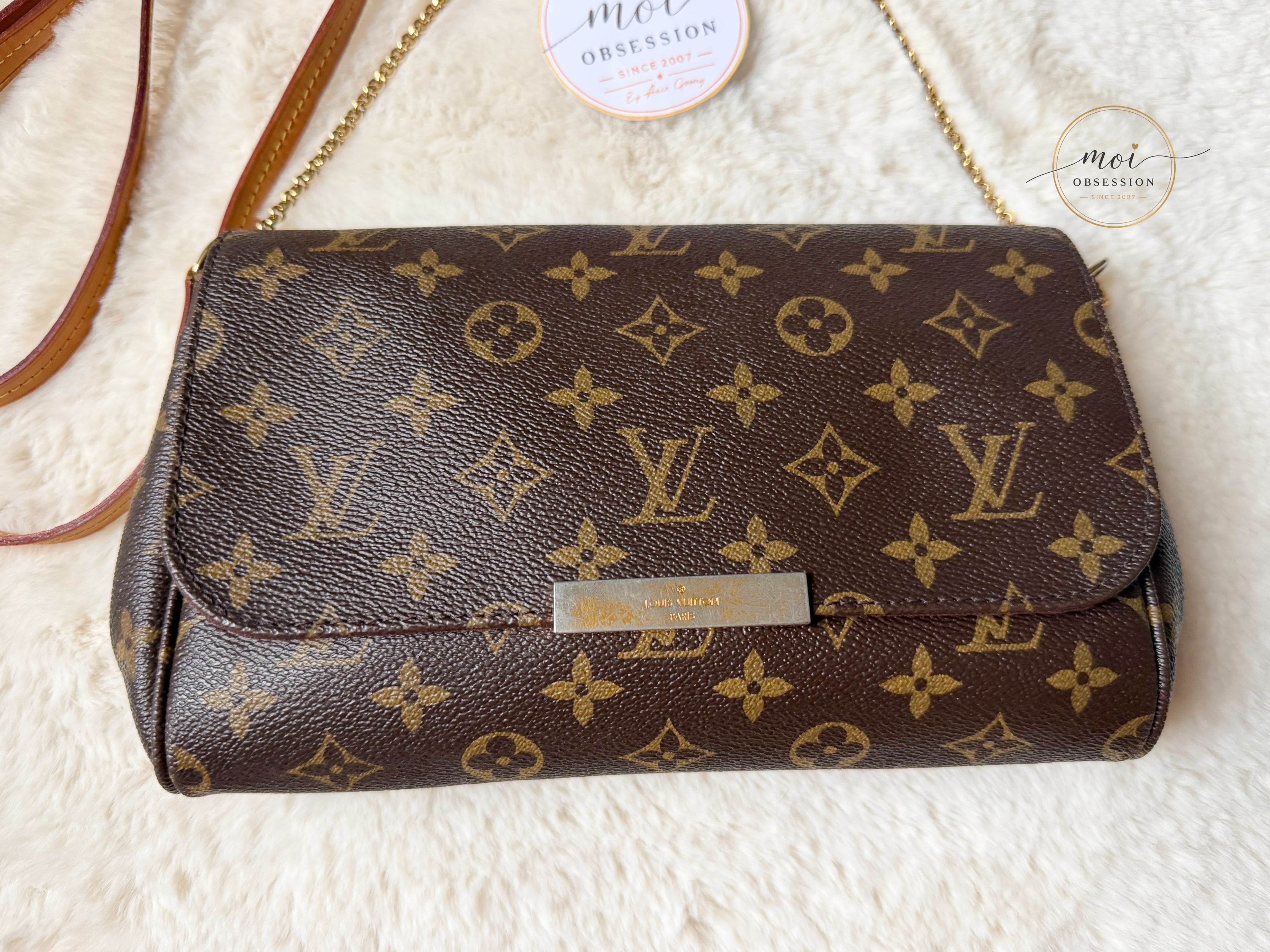 Pre-owned Louis Vuitton Favorite PM Monogram