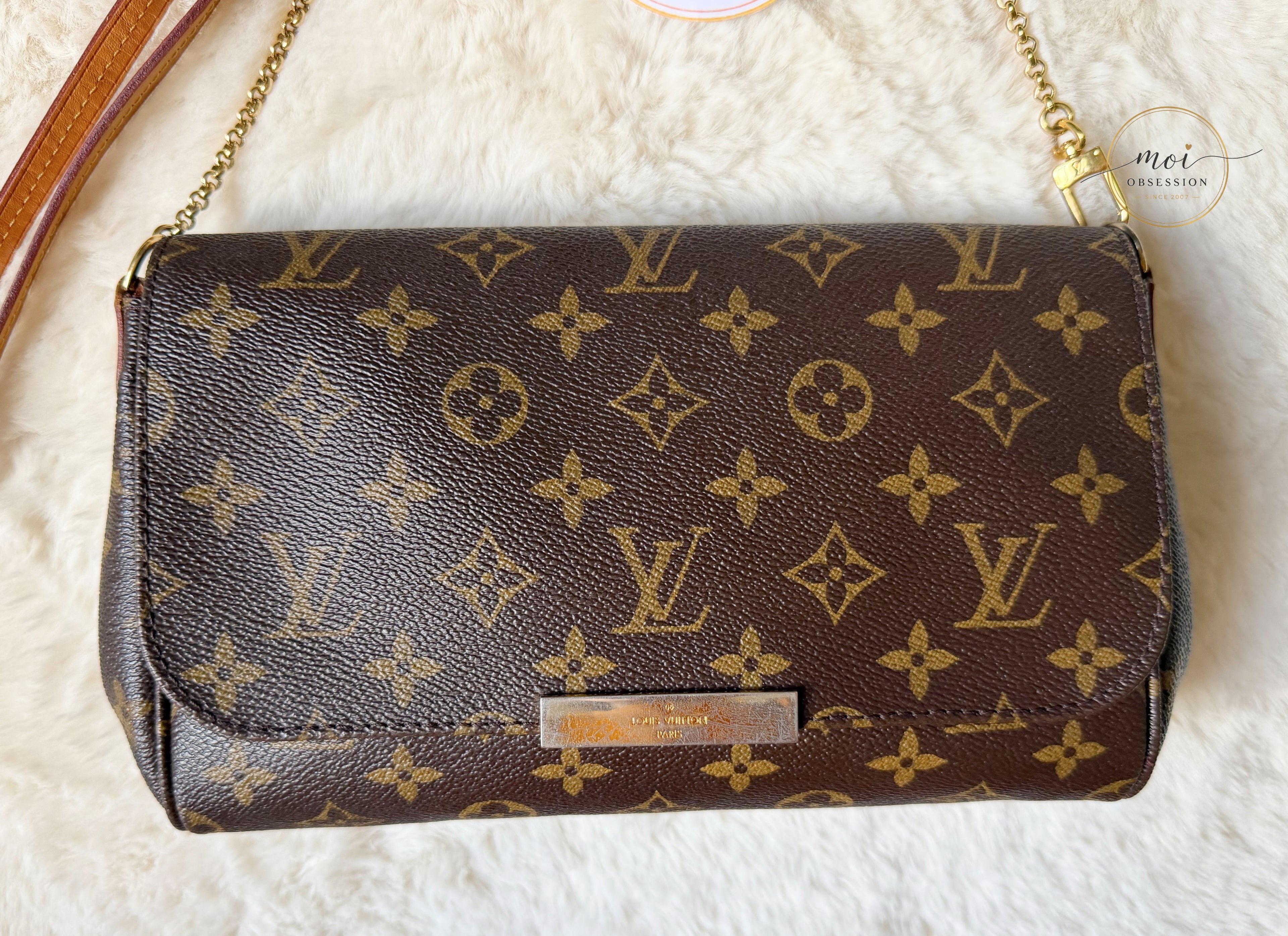 Pre-owned Louis Vuitton Favorite PM Monogram