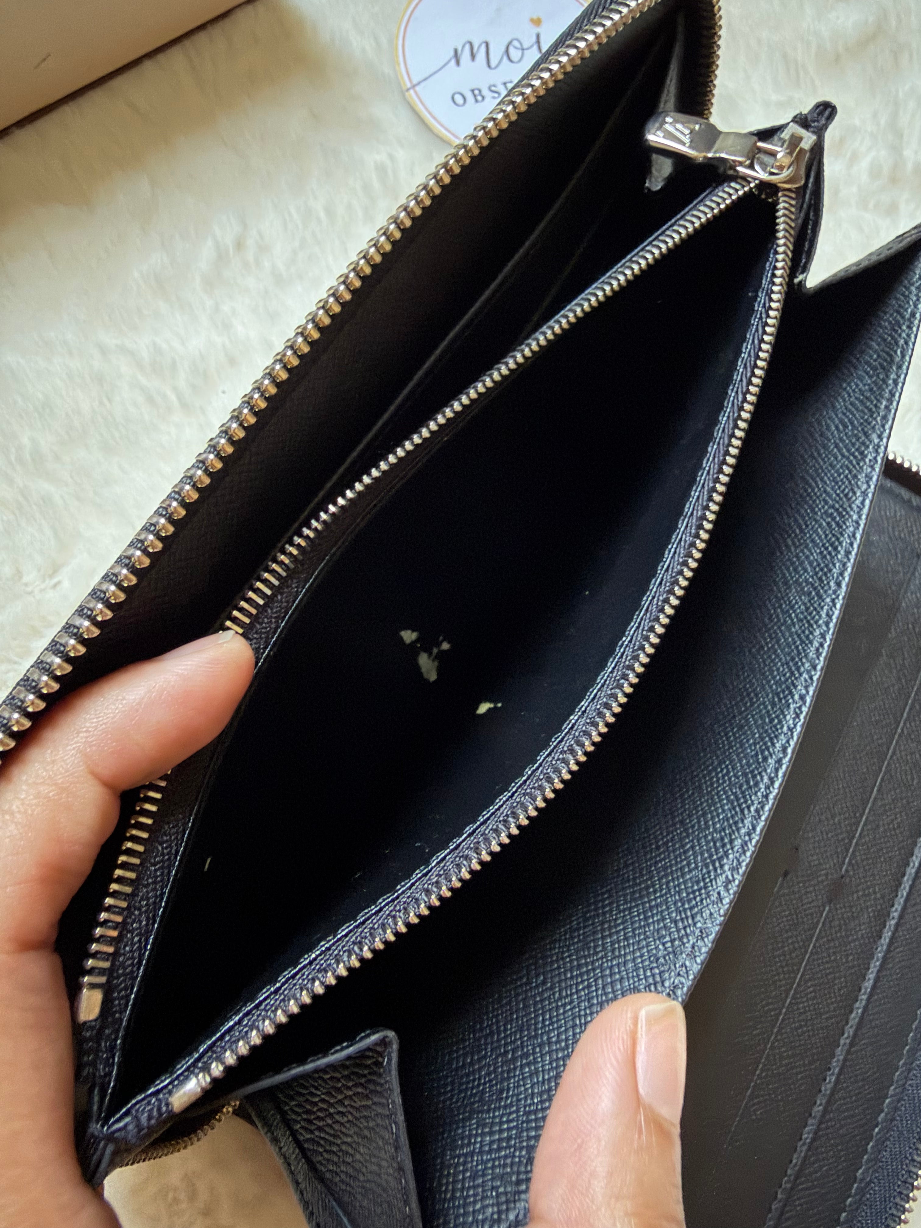 LOUIS VUITTON DAMIER GRAPHITE ORGANIZER ZIPPY WALLET