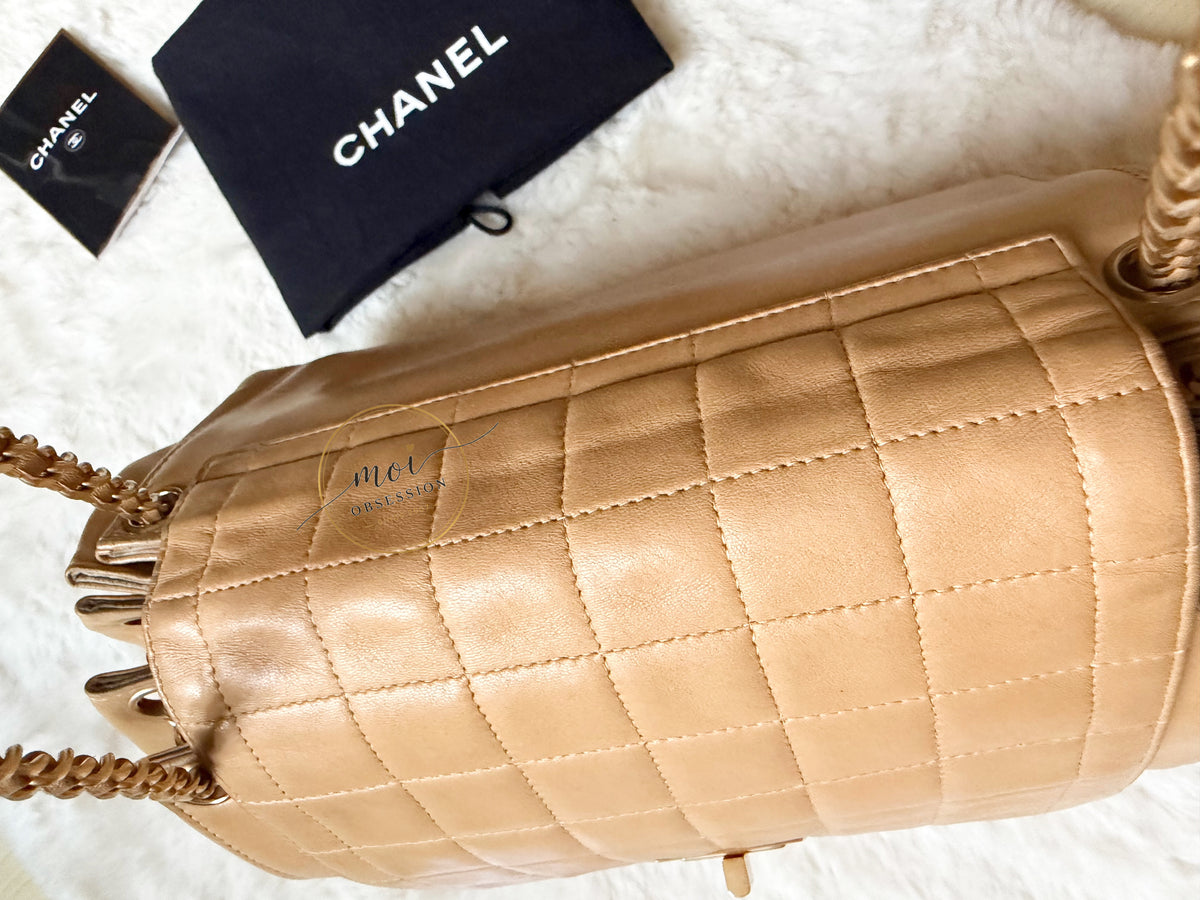 2.55 Chanel Choco bar flap reissue