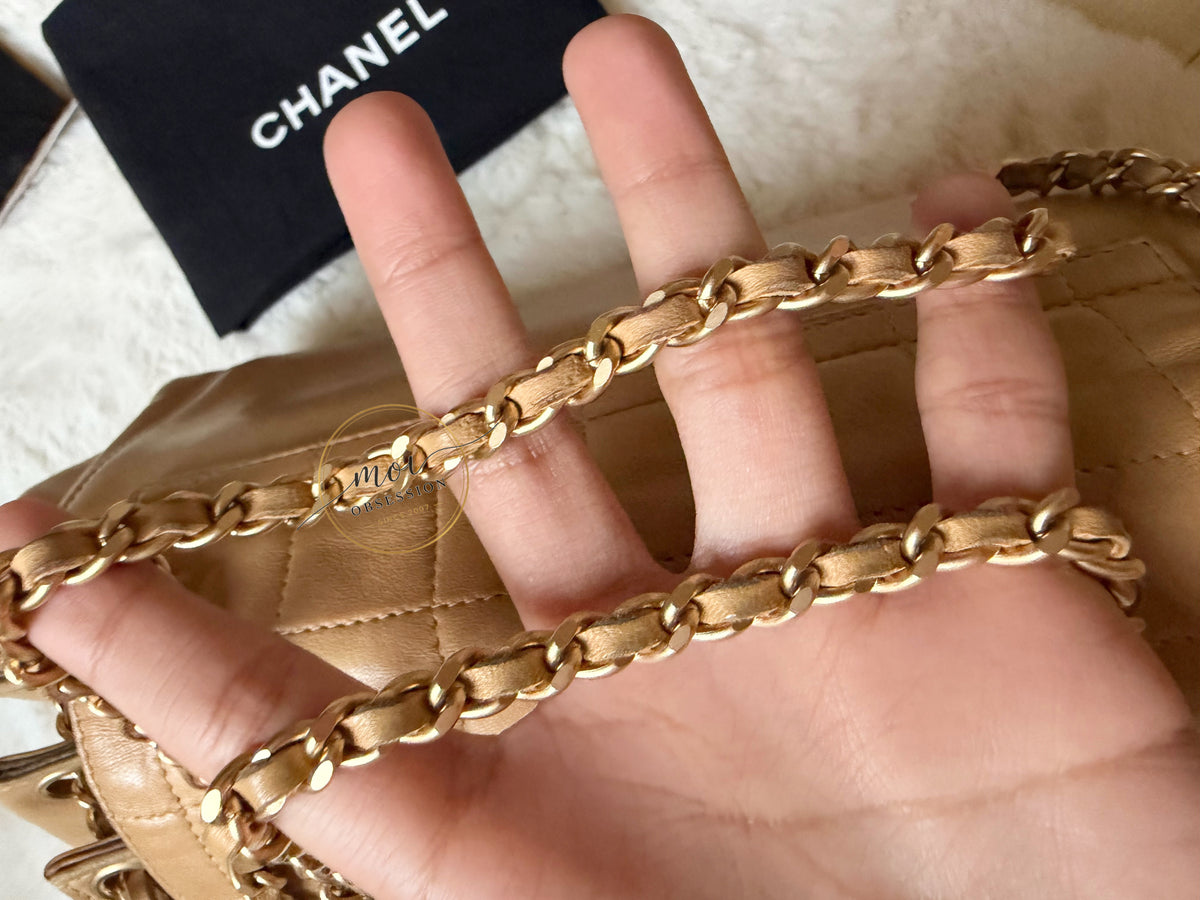 2.55 Chanel Choco bar flap reissue