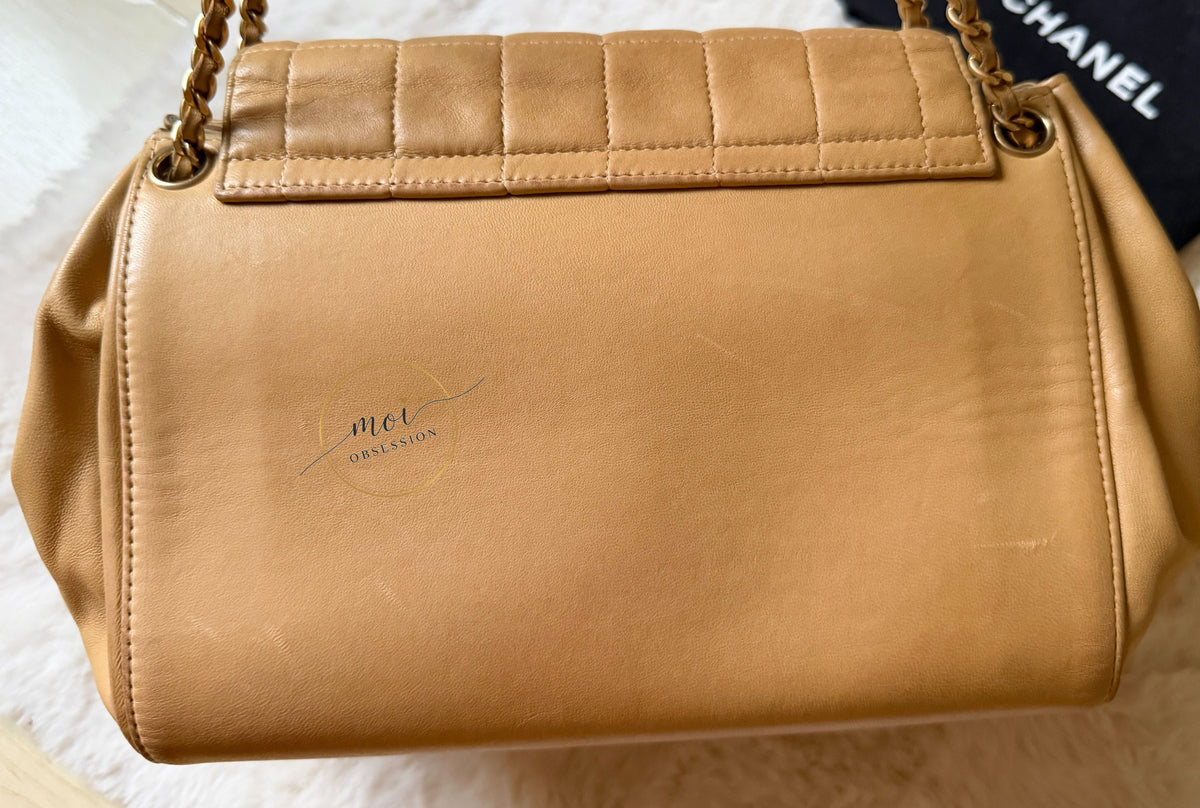 2.55 Chanel Choco bar flap reissue